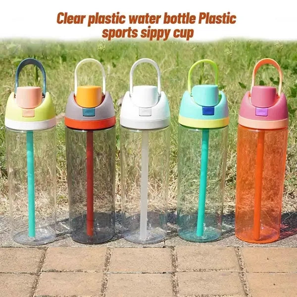 20OZ Portable Water Bottle with Straw