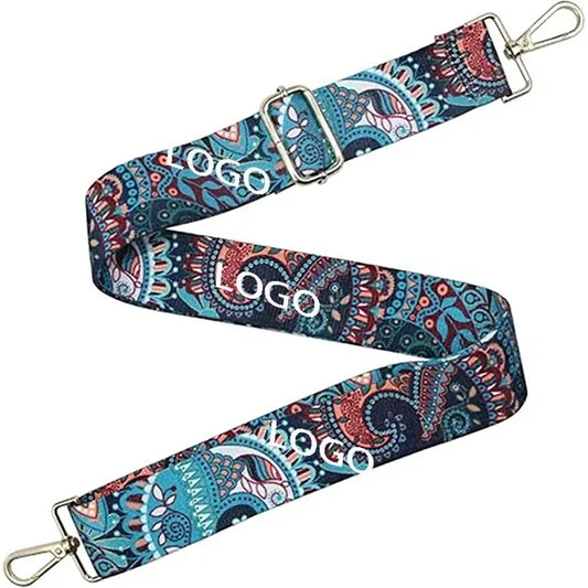Adjustable Polyester Bag Strap w/Metal Hooks