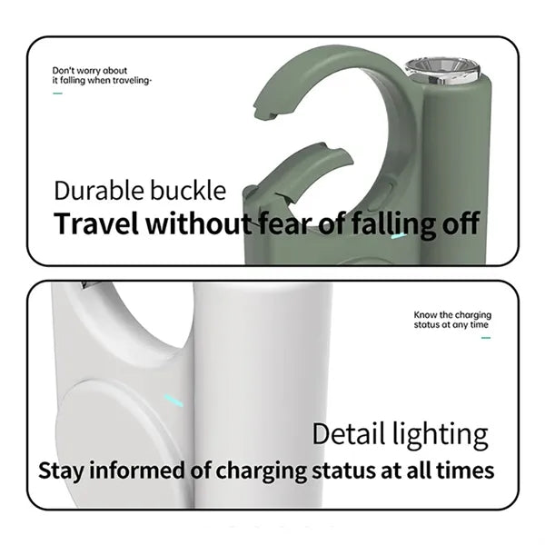 Charge On The Go Built In Hook Wearable Mobile Battery