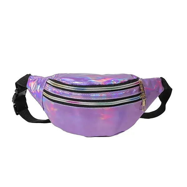 PU Leather Waist Fanny Pack Crossbody Bag