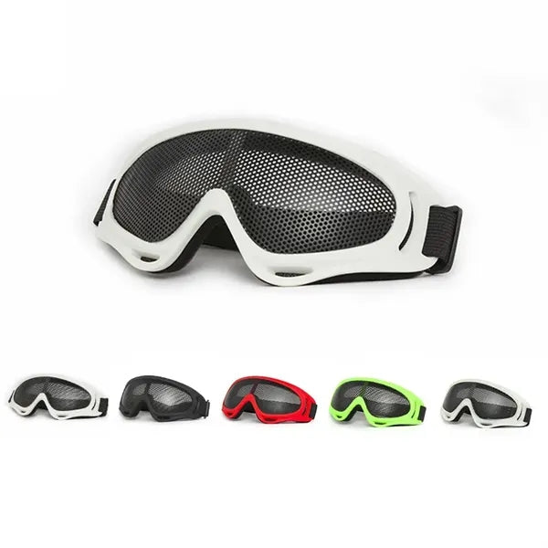 Low Profile Wire Mesh Safety Goggles