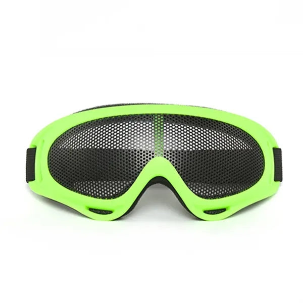 Low Profile Wire Mesh Safety Goggles