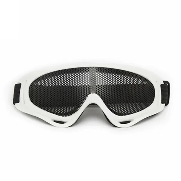 Low Profile Wire Mesh Safety Goggles