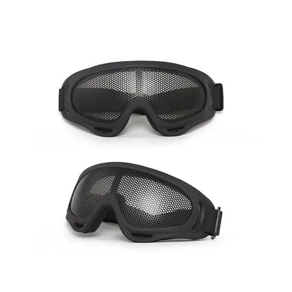 Low Profile Wire Mesh Safety Goggles
