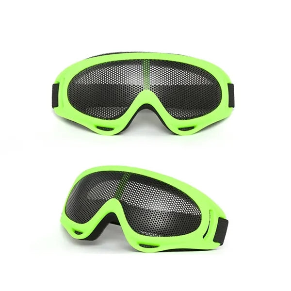 Low Profile Wire Mesh Safety Goggles