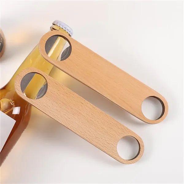Wood Paddle Bottle Opener