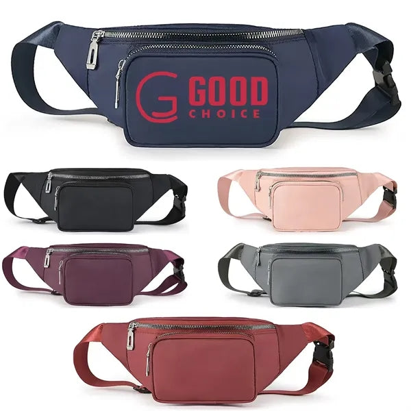 Cross Body Zipper Belt Bag