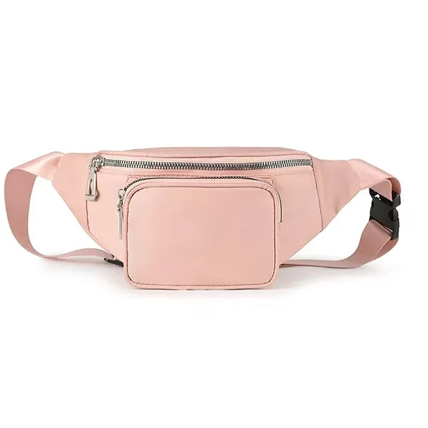 Cross Body Zipper Belt Bag