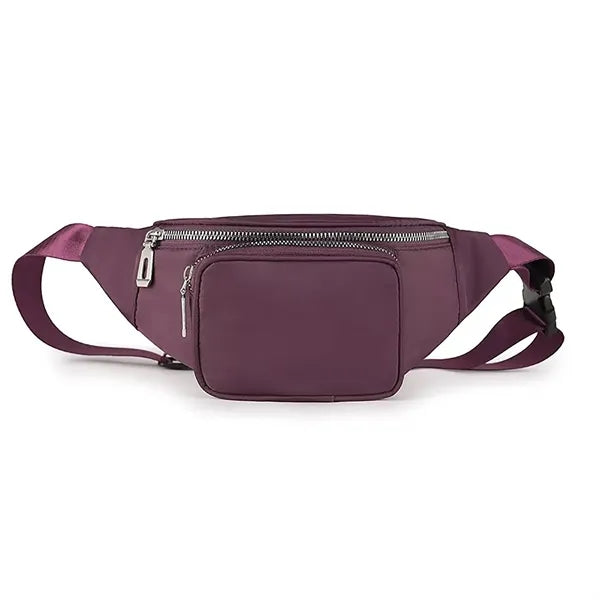 Cross Body Zipper Belt Bag