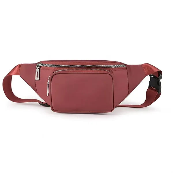 Cross Body Zipper Belt Bag