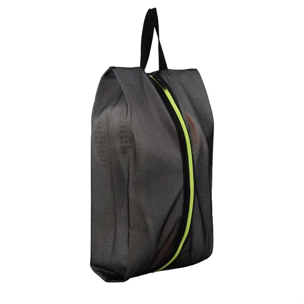 Portable Waterproof Black Large Capacity Travel Shoe Bag