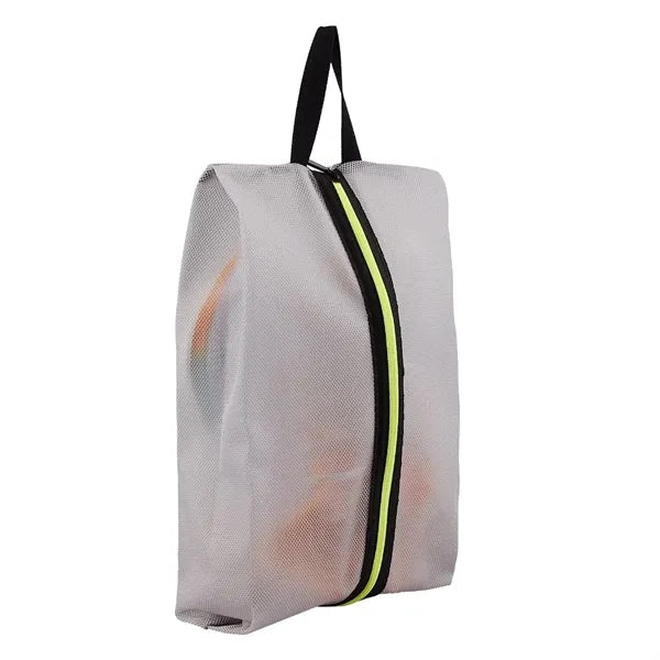 Portable Waterproof Black Large Capacity Travel Shoe Bag