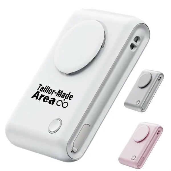 Portable Mini Neck Rechargeable Handheld with Waist Clip Fan