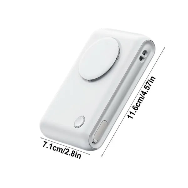 Portable Mini Neck Rechargeable Handheld with Waist Clip Fan