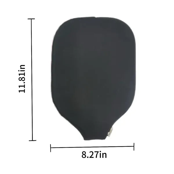 Durable Neoprene Pickleball Paddle Covers Black Storage Bag
