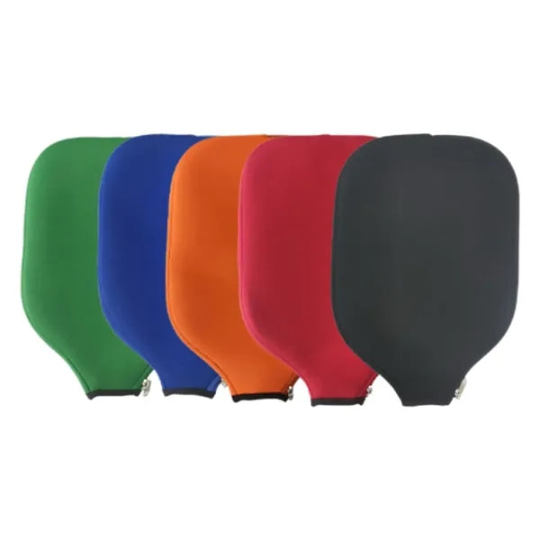 Durable Neoprene Pickleball Paddle Covers Black Storage Bag