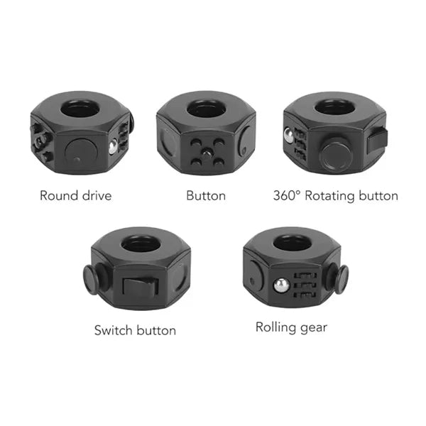 Finger Ring Roller Rotating Button Toy