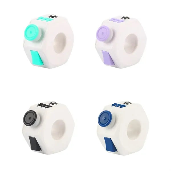 Finger Ring Roller Rotating Button Toy