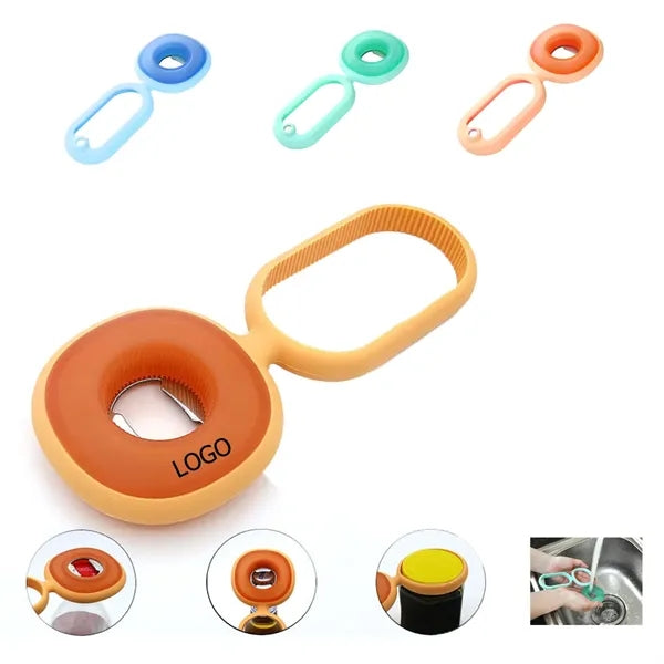 3-in-1 Silicone bottle Jar beverage opener Twist Gripper