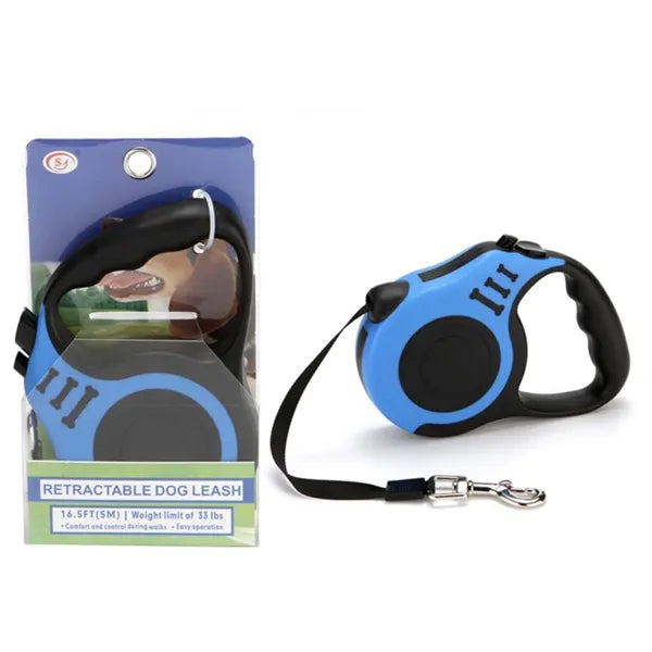 Automatic retractable pet leash