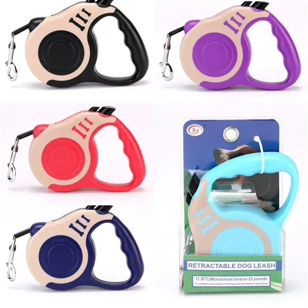 Automatic retractable pet leash