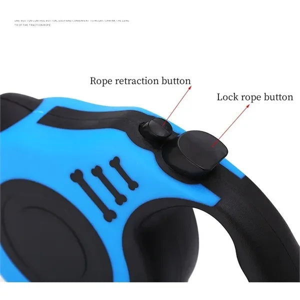 Automatic retractable pet leash