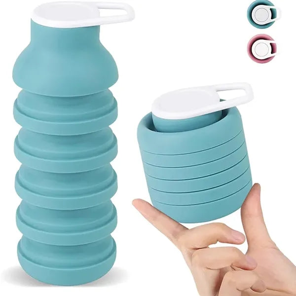 20oz Outdoor silicone folding water cup