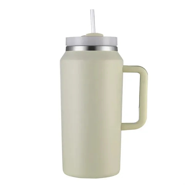 64oz Large Capacity Tumbler with Handle and Straw Lid