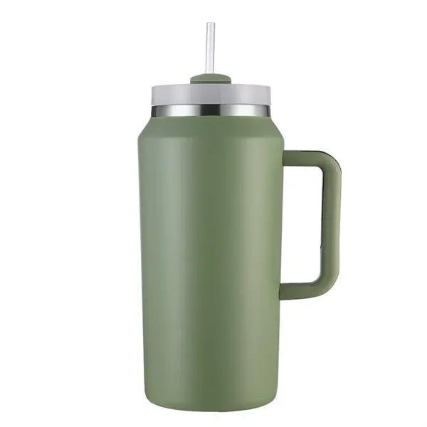 64oz Large Capacity Tumbler with Handle and Straw Lid