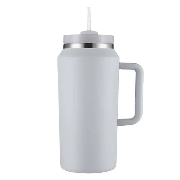 64oz Large Capacity Tumbler with Handle and Straw Lid