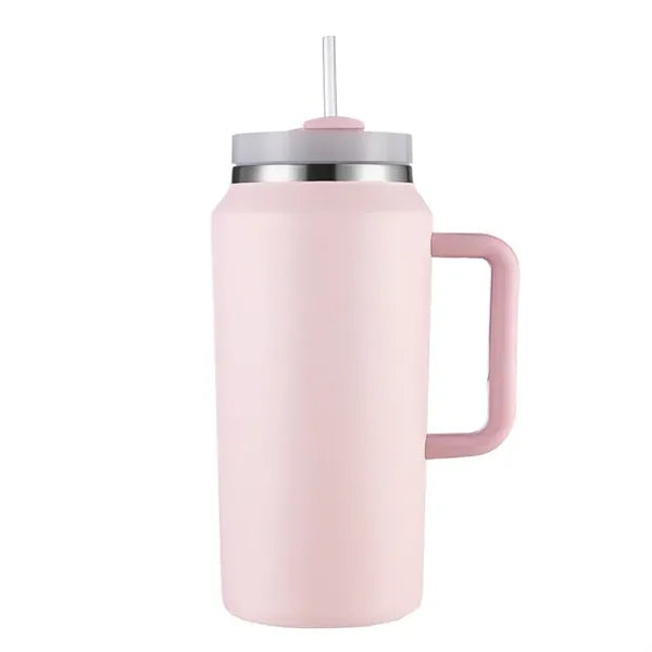 64oz Large Capacity Tumbler with Handle and Straw Lid