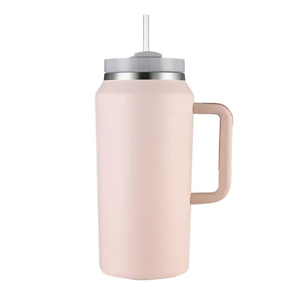 64oz Large Capacity Tumbler with Handle and Straw Lid