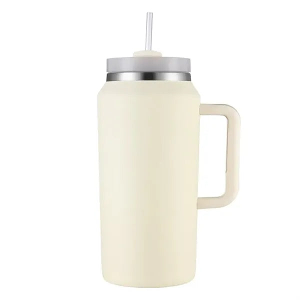 64oz Large Capacity Tumbler with Handle and Straw Lid