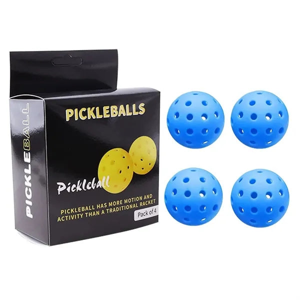4 Pack 40 Holes Outdoor Pickleball Balls