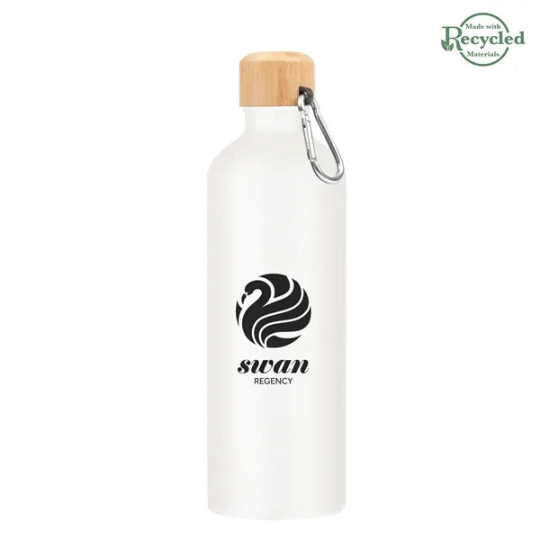 25 Oz. Aluminum Tundra Bike Bottle With Bamboo Lid