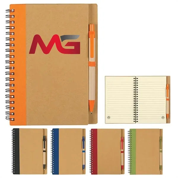 Spiral Notebooks With Black Ink Pens