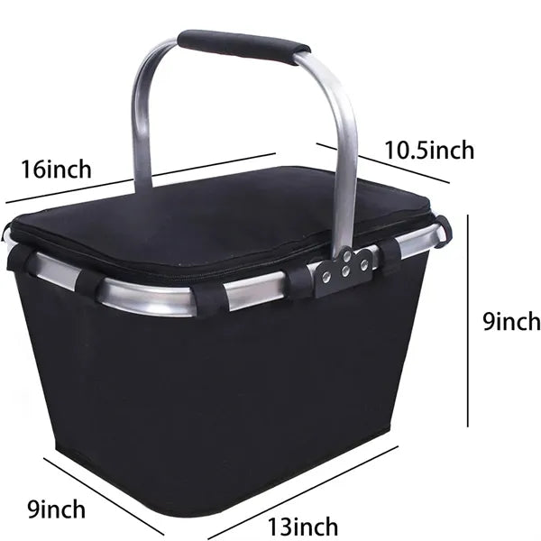 Collapsible Insulated Picnic Basket