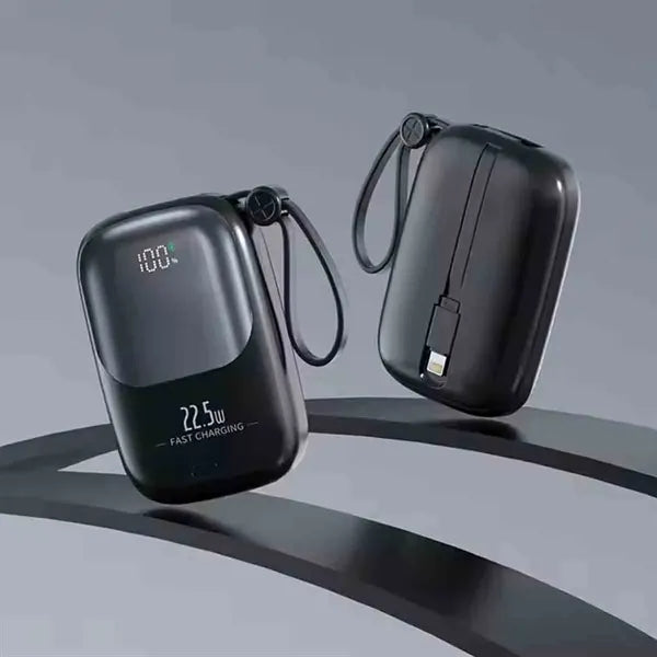 Portable Power Bank with Cable