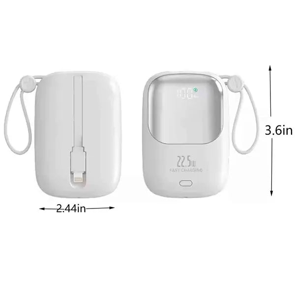 Portable Power Bank with Cable