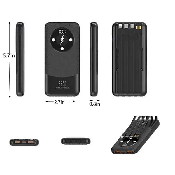 10000mAh Power banks With Digital Display