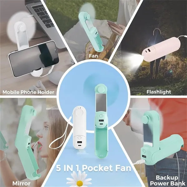 5 In 1 Mini Fan