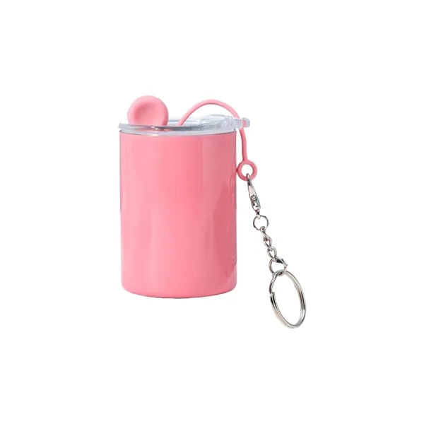 3oz Mini Tumbler Sublimation Shot Glass w/ Straw Lid