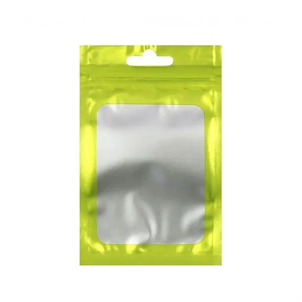 Resealable Mylar Bags w/ Clear Window