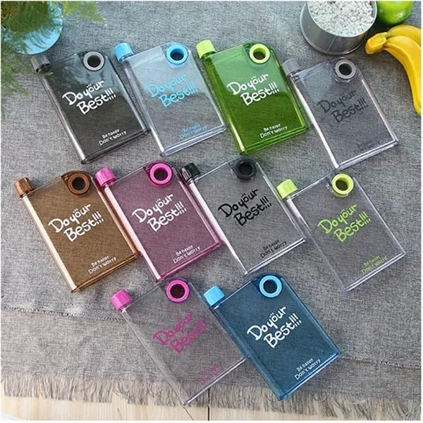Round Handle Flat Water Bottle