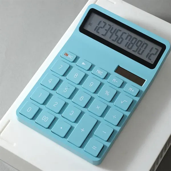 Sleek Solar-Powered Desktop Calculator