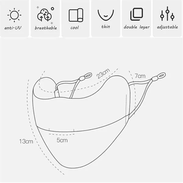 UV Sun Protection Face Cover