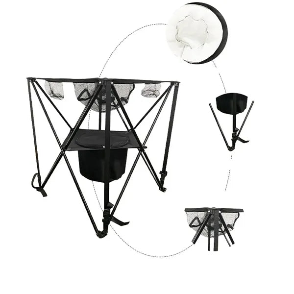 Outdoor Folding Table w/ Cooler Bag