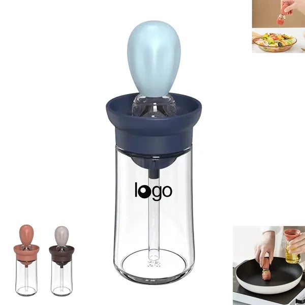 Glass Oil Dropper Bottle And Silicone Brush
