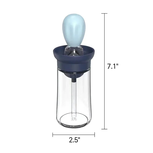 Glass Oil Dropper Bottle And Silicone Brush