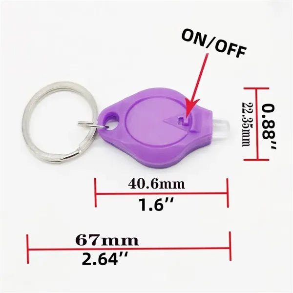 Multifunction UV 395nm Micro Torch LED Keychain Flashlight